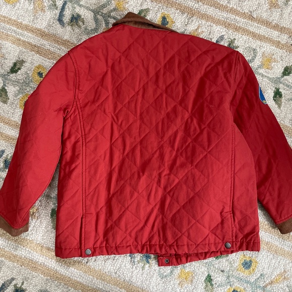 Found red patchwork jacket - Picture 6 of 7
